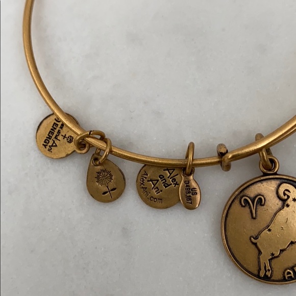 Genuine Alex and Ani  Aries Ram bracelet - Picture 2 of 2